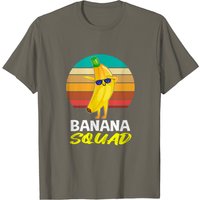 T-Shirt Banana Squad Lovers pour Hommes en Noir