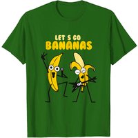 T-Shirt Drôle Let's Go Bananas pour Hommes