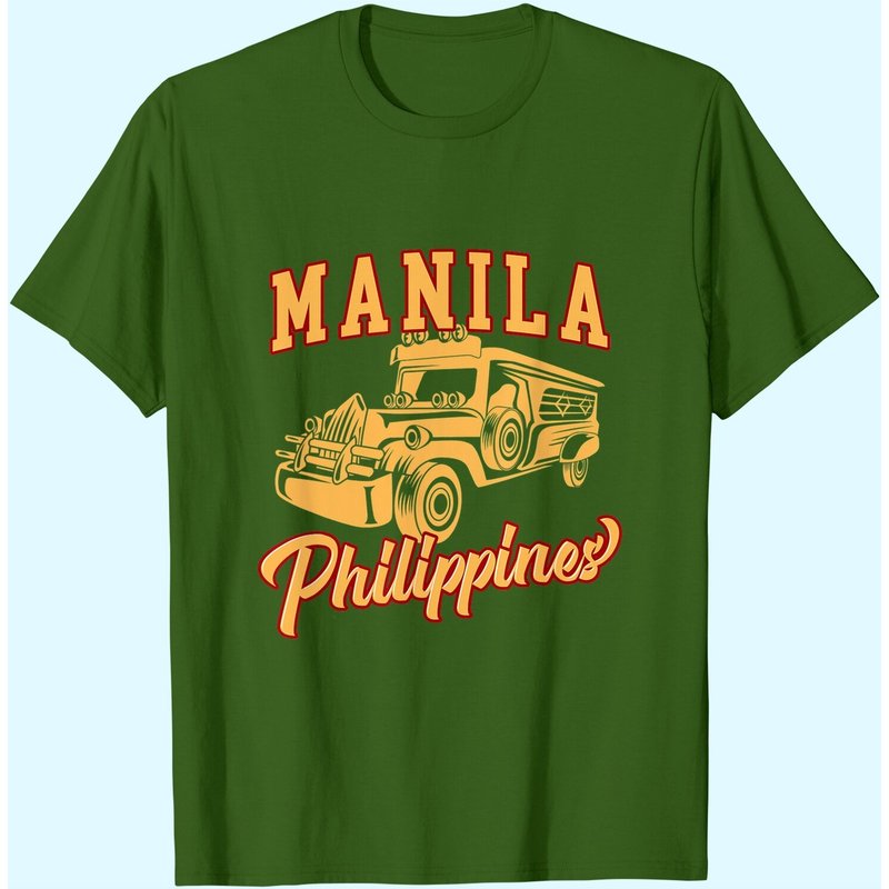 T-shirt Vintage Jeepney Manila Philippines pour Hommes — T-shirts pour hommes
