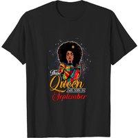 T-shirt Anniversaire Reines Nées en Septembre pour Hommes — T-shirts pour hommes