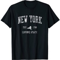 New York Vintage T-Shirt for Men in Black — Mens T Shirts