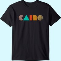 T-shirt Vintage Cairo pour hommes en noir — T-shirts pour hommes