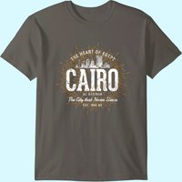 T-shirt Vintage Égypte Le Caire pour Hommes — T-shirts pour hommes