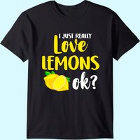 T-shirt Lemon Lemonade Gift Juice pour hommes en noir — T-shirts pour hommes