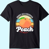T-Shirt Sweet As A Georgia Peach pour hommes — T-shirts pour hommes
