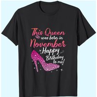 T-shirt pour hommes Black Queens nés en novembre — T-shirts pour hommes