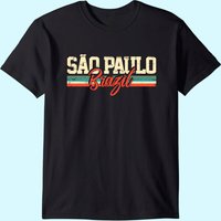 T-shirt cadeau vintage Sao Paulo Brésil pour hommes — T-shirts pour hommes