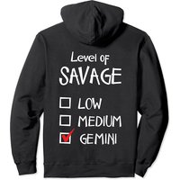 Hoodie à Capuche Niveau Gémeaux Horoscope Zodiac — Sweats à capuche pour hommes