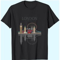 T-shirt Vintage Britannique Souvenir de Londres pour Hommes — T-shirts pour hommes
