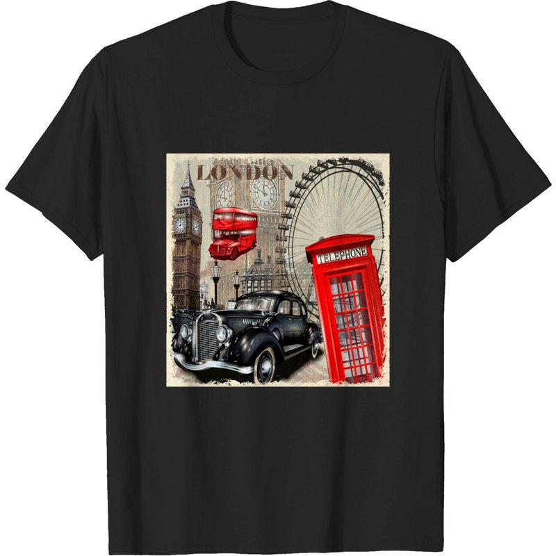 T-shirt I Love London Souvenirs pour hommes - Art de monument mignon — T-shirts pour hommes