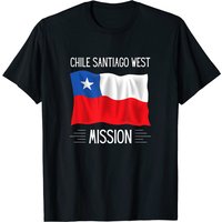 Chile Santiago West LDS Mission Mormon Missionary T-Shirt for Men