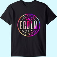 T-shirt pour hommes ECDLM Alofoke Santiago Matias en noir — T-shirts pour hommes