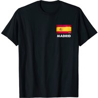 T-Shirt Drapeau Espagne Madrid pour Hommes — T-shirts pour hommes
