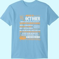 Born In October Scorpio T-Shirt for Men