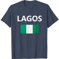 T-shirt Drapeau du Nigeria Lagos pour Hommes — T-shirts pour hommes