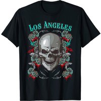 T-shirt pour hommes Los Angeles Skull Pirate Skeleton