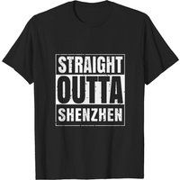 Straight Outta Shenzhen China Men's T-Shirt — Mens T Shirts