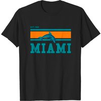 Miami Sports Team Est.1966 Athletic Dolphin T-Shirt for Men — Mens T Shirts