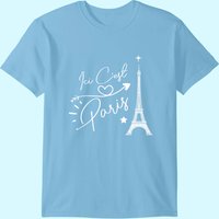 T-shirt pour hommes Here Is Paris en noir — T-shirts pour hommes
