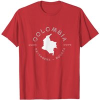Colombia Bogota Graphic Vintage T-Shirt for Men