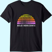 Throwback Sunset Vintage Belo Horizonte T-Shirt for Men