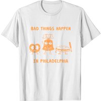 Bad Things Happen in Philadelphia Men's Pride T-Shirt — Mens T Shirts