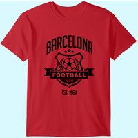 Grunge Spain Barcelona Gameday Soccer Fan T-Shirt for Men
