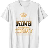 Un Roi Noir est Né en Février T-Shirt pour Hommes — T-shirts pour hommes