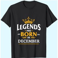 Kings Are Born In December T-Shirt for Men — Mens T Shirts