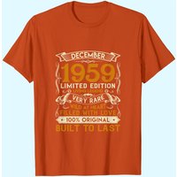 T-shirt décembre 1959 61 ans 64e anniversaire GT — T-shirts pour hommes