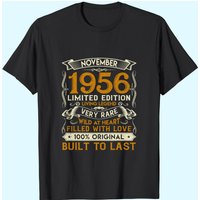 November 1956 67 Years Old T-Shirt for Men