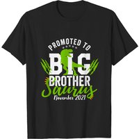 Promoted to Big Brother Saurus 2022 Dinosaur T-Shirt for Men