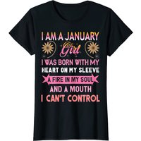 T-shirt d'anniversaire pour homme I Am A January Girl — T-shirts pour hommes