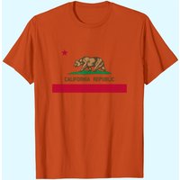 T-Shirt pour hommes avec le drapeau de la République de Californie — T-shirts pour hommes