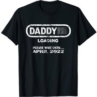 Daddy To Be April 2022 Loading Vintage T-Shirt for Men