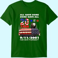 T-shirt commémoratif 20 ans 911 All Gave Some Some Gave All pour hommes — T-shirts pour hommes
