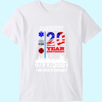 T-Shirt Hommes 20e Anniversaire 9/11 Jamais Oublier — T-shirts pour hommes