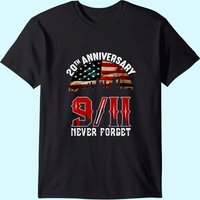 20 Years Anniversary 911 Never Forget T-Shirt for Men