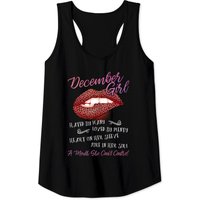 December Girl Hated By Many Lips Birthday Gift Tank Top for Men