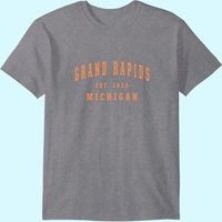 Michigan Hometown Grand T-Shirt for Men in Black