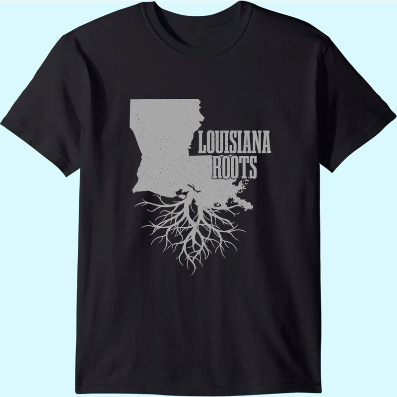 T-Shirt Patriote Vintage USA Louisiana Roots pour Hommes — T-shirts pour hommes