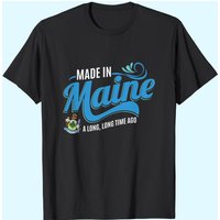 Made In Maine Men's T Shirt - Black