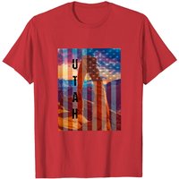 Utah American Flag T-Shirt for Men
