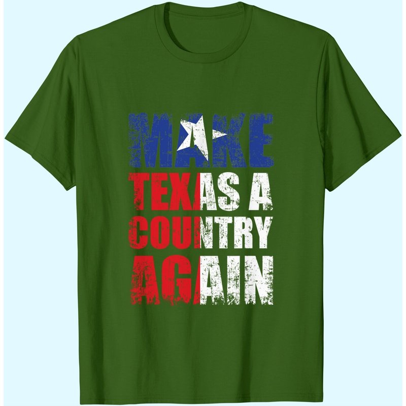 T-shirt Make Texas A Country Again pour hommes — T-shirts pour hommes