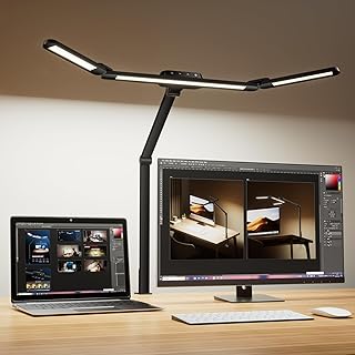 Honeywell LED Desk Lamp with Clamp - HJ3B Sunturalux Eye-Caring Light — Led Desk Lamp