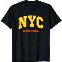 T-shirt pour hommes État de New York en noir — T-shirts pour hommes