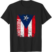 Puerto Rico Vintage Flag T-Shirt for Men