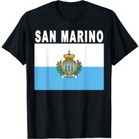 San Marino National Flag T-Shirt for Men