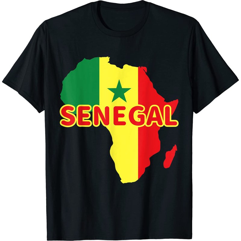 T-Shirt Drapeau de la Fierté du Sénégal pour Hommes — T-shirts pour hommes