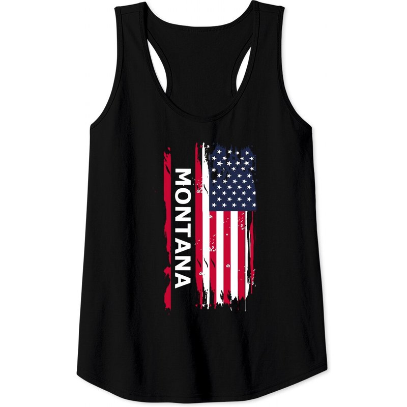 Montana Débardeur pour Hommes - Noir — T-shirts pour hommes